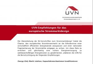 UVN-Position EU-Strommarkt