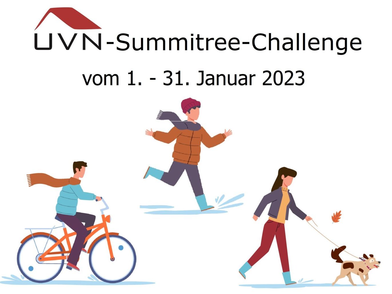 UVN Summitree Challenge 1. - 31. Januar 2023 - als Team gemeinsam ins neue Jahr bewegen & Harz aufforsten